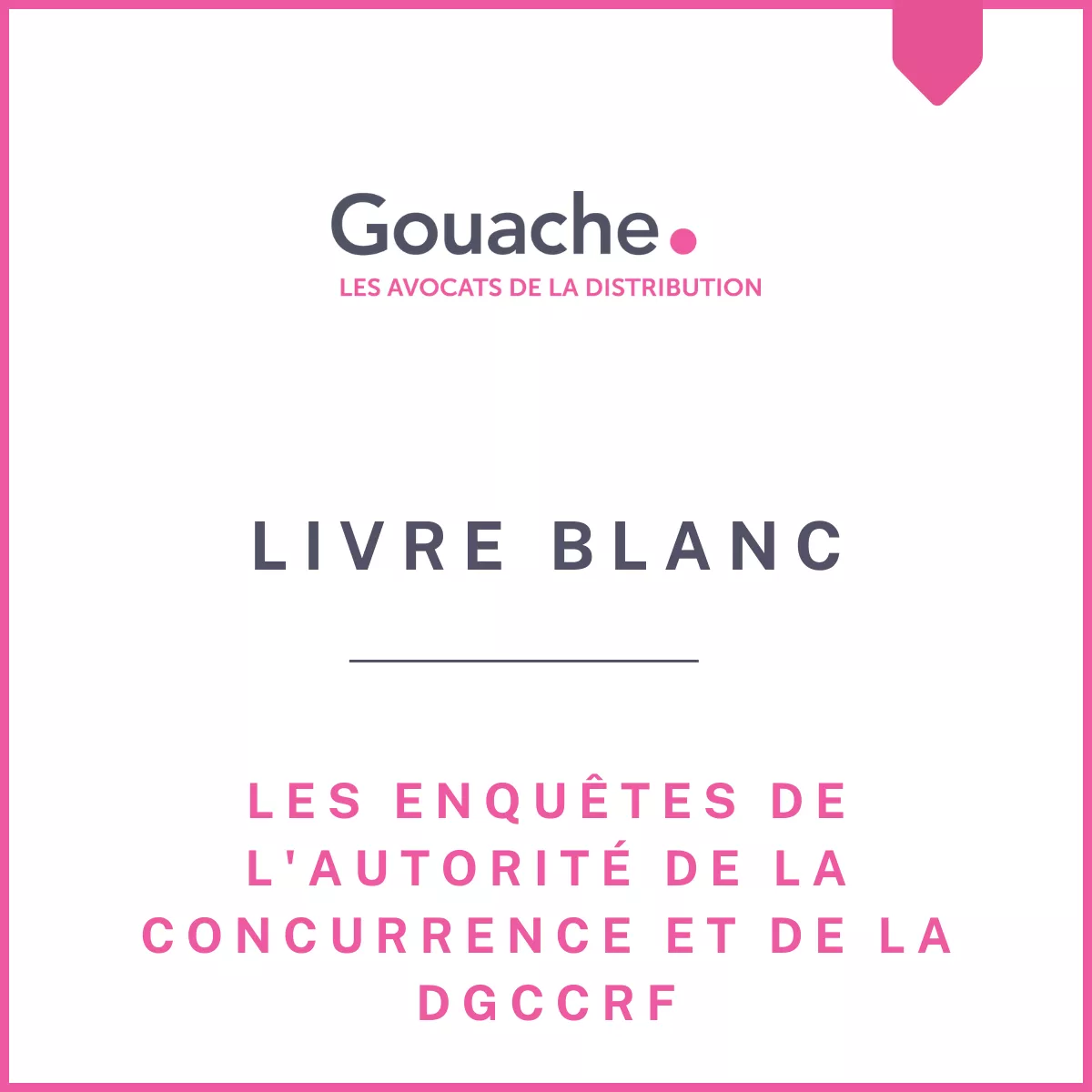 Les enquêtes de l'Autorité de la concurrence et de la DGCCRF