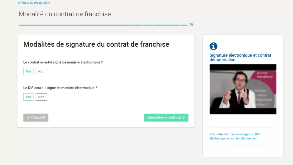 générateurs contrats