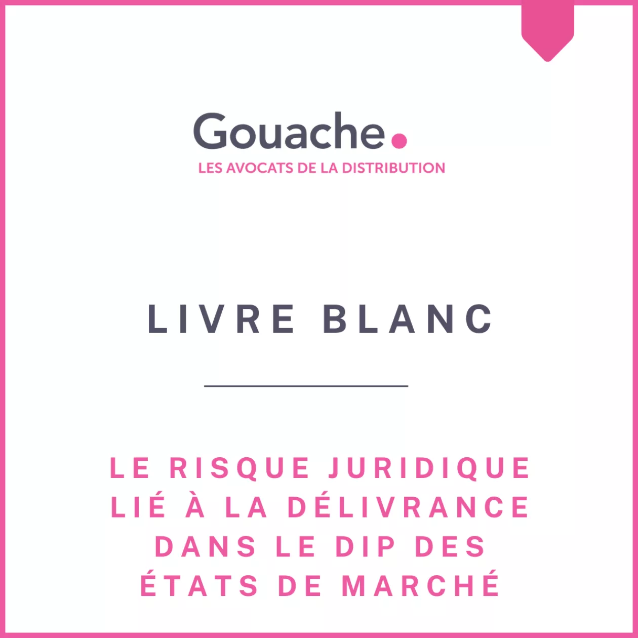 le risque juridique lié à la délivrance dans le DIP des états de marché